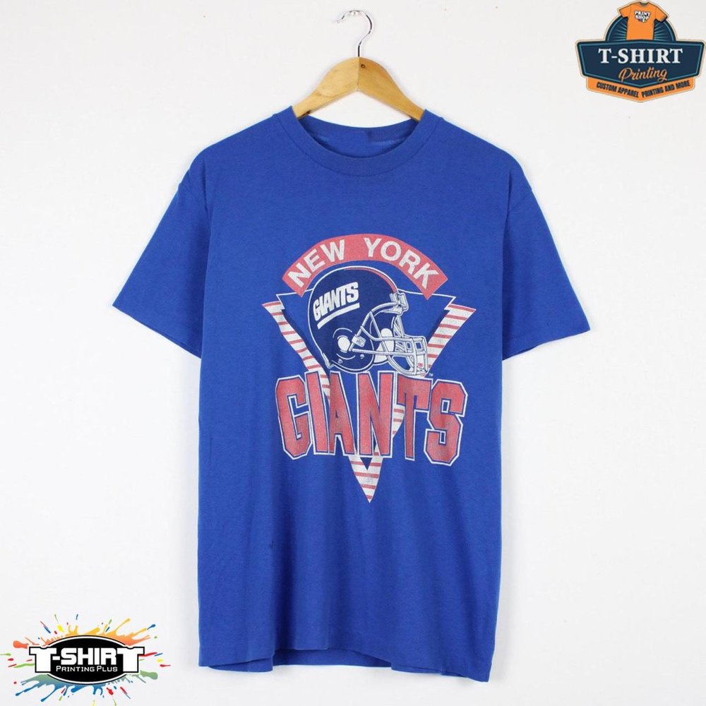 Vintage NFL New York Giants Helmet Logo T-Shirt, New York Giants Shirt, Football